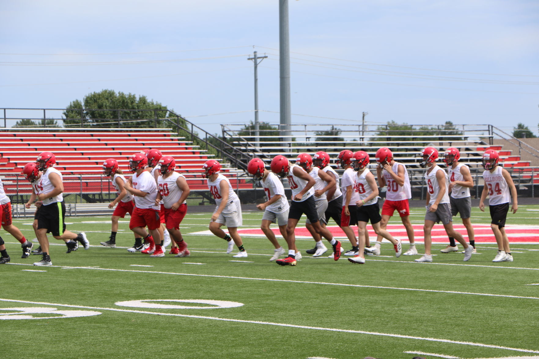 Bulldogs start practice